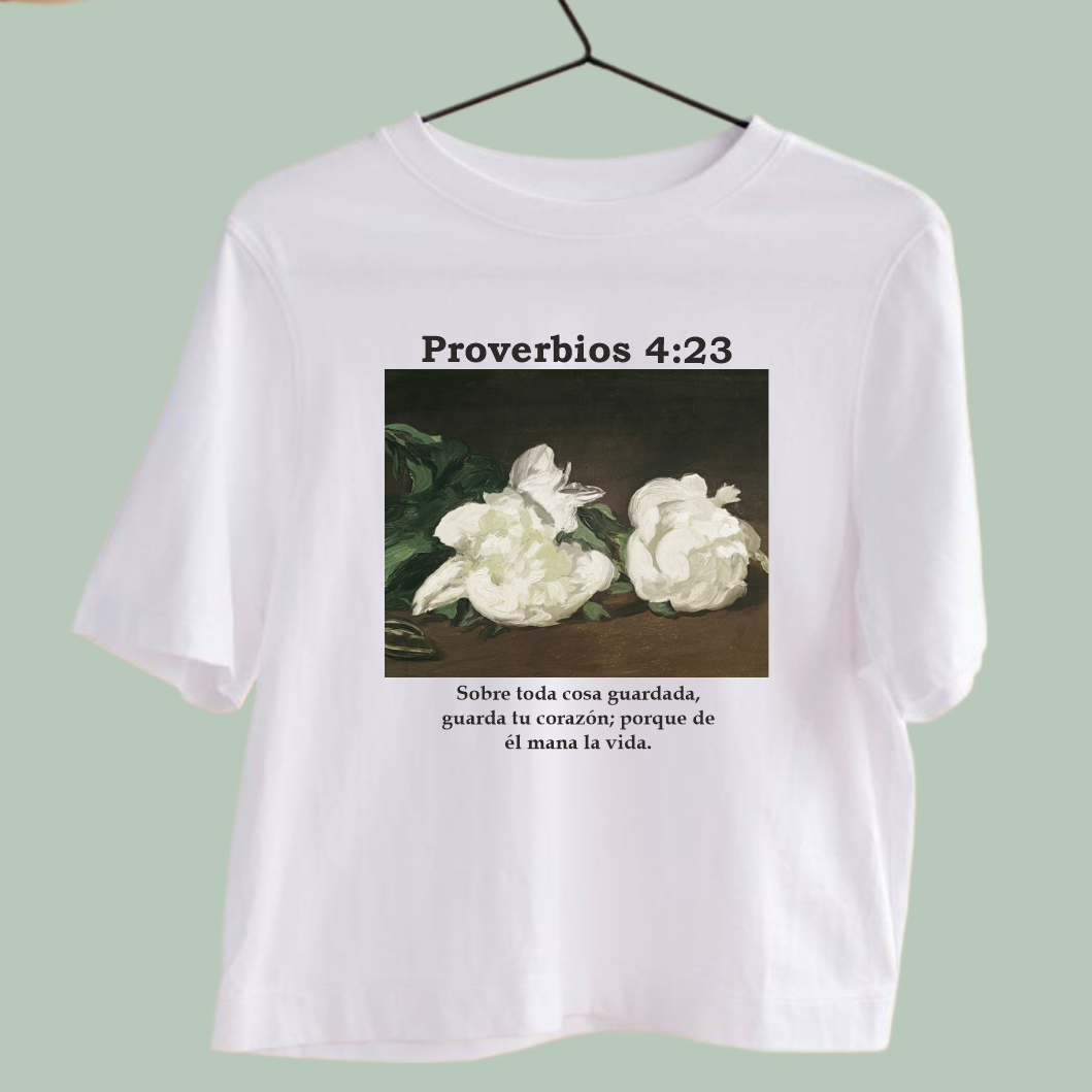 FRANELA PROVERBIOS 4:23 CRISTIANO
