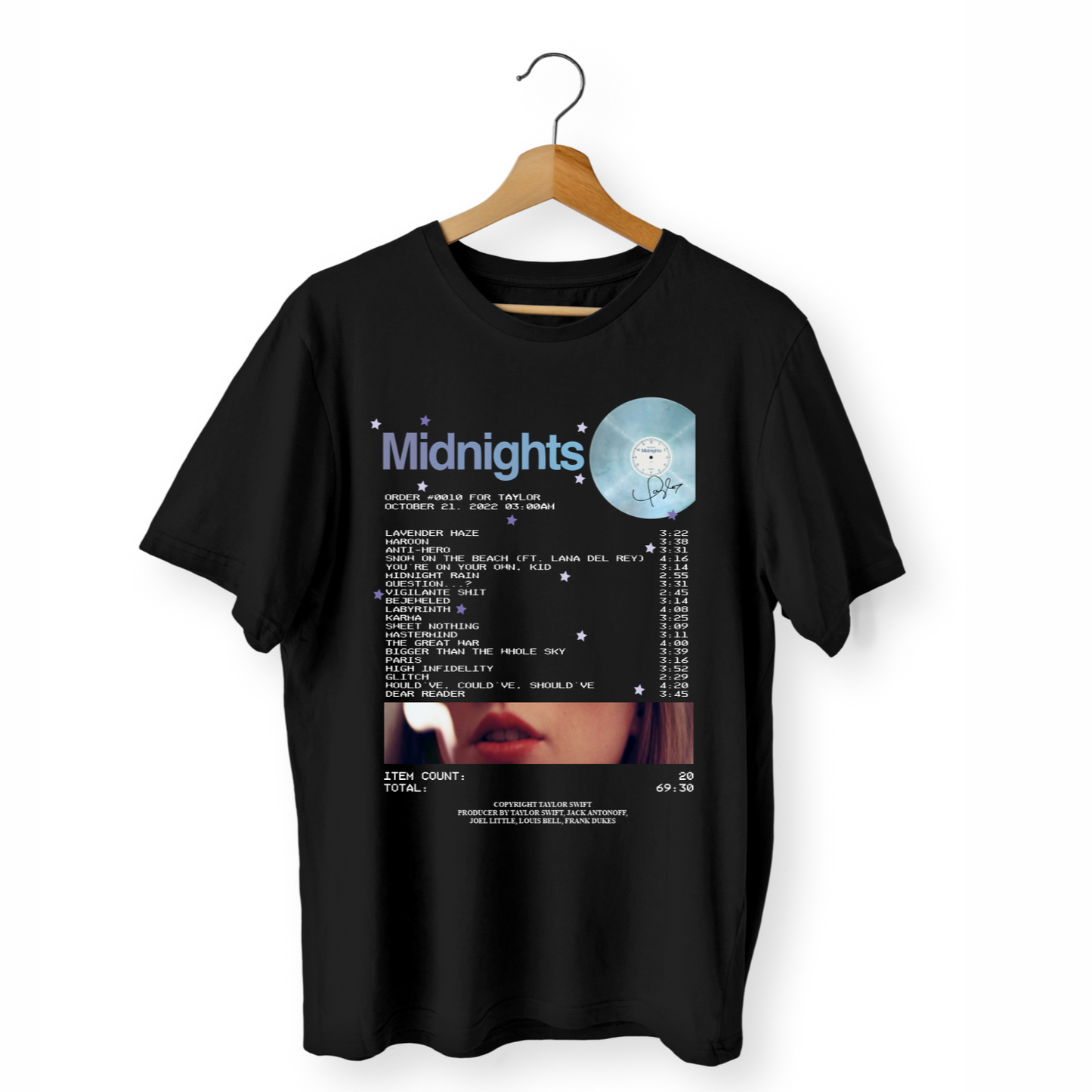 FRANELA MIDNIGHTS TAYLOR SWIFT MUSICA POP