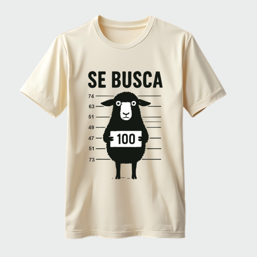FRANELA SE BUSCA OVEJITA 100 CRISTIANA