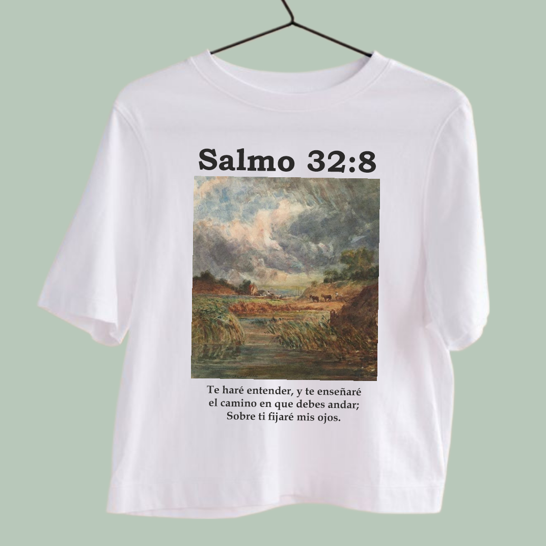 FRANELA SALMO 32:8 CRISTIANO