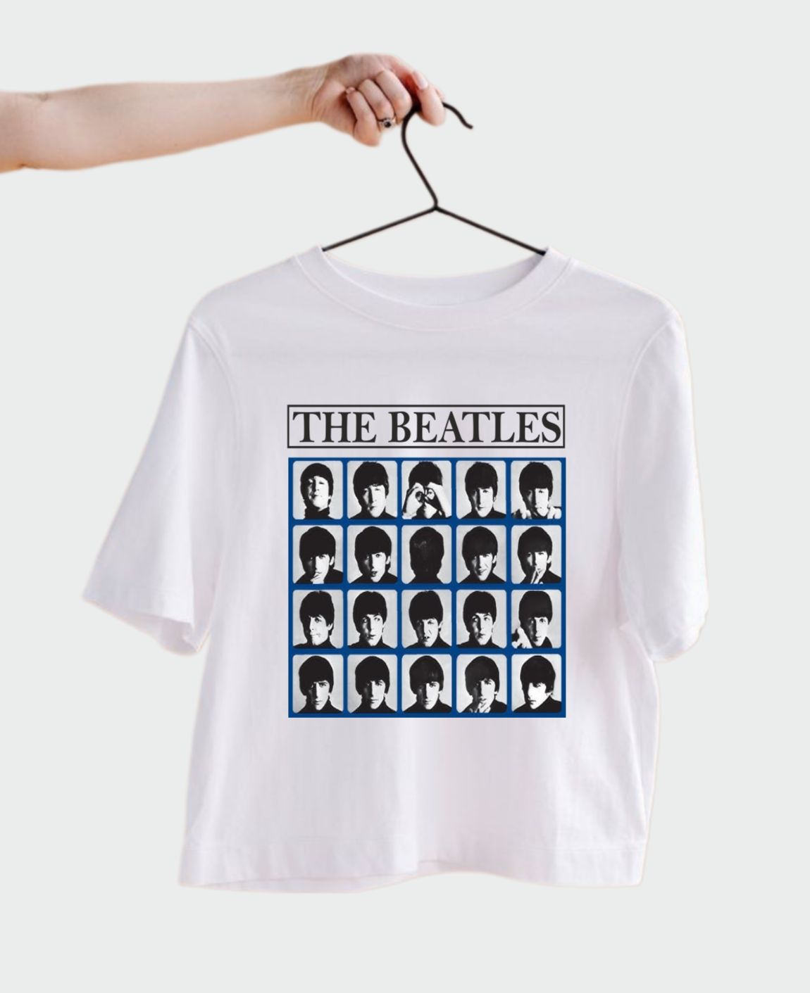 FRANELA THE BEATLES FACES MÚSICA