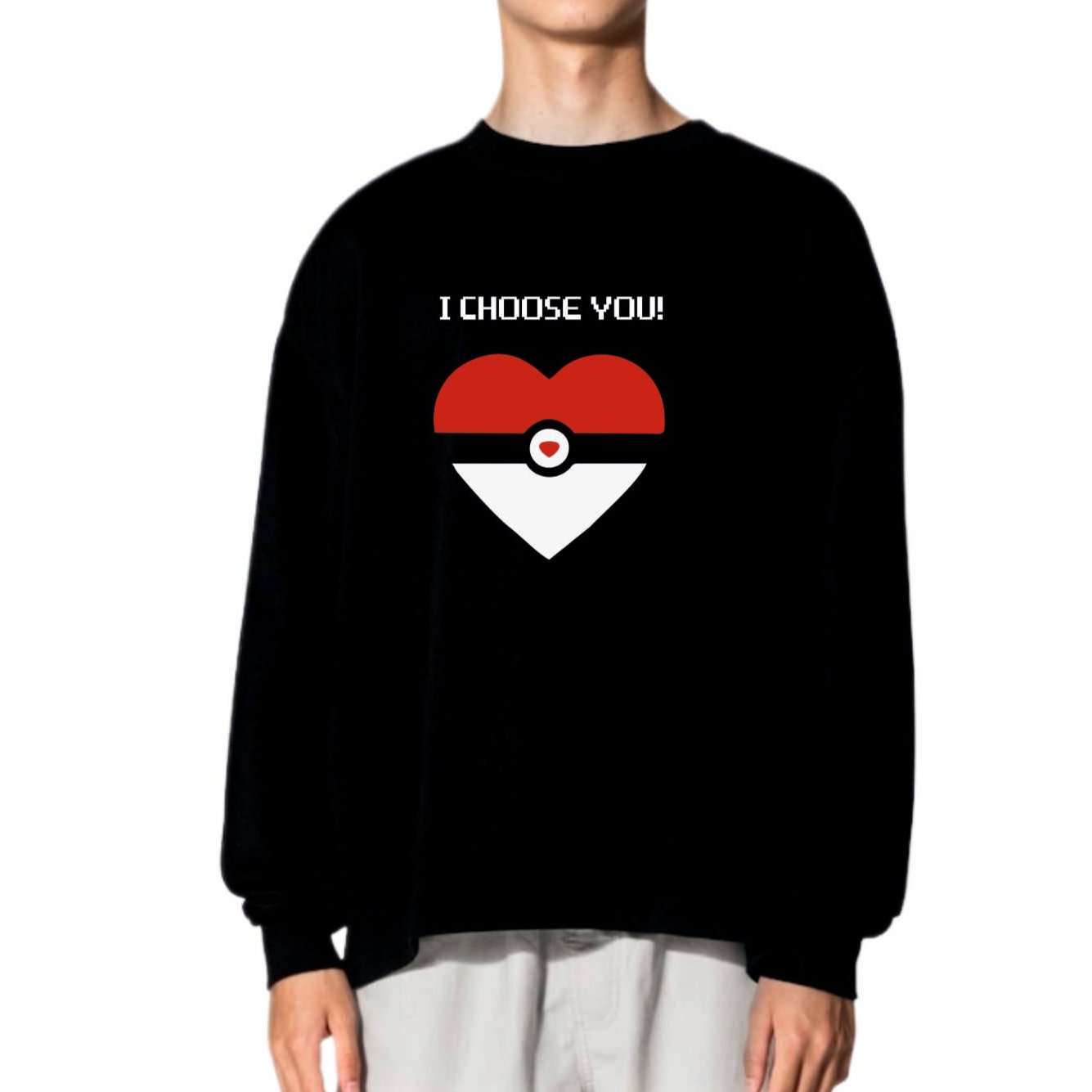 SUÉTER I CHOOSE YOU POKÉMON ANIME