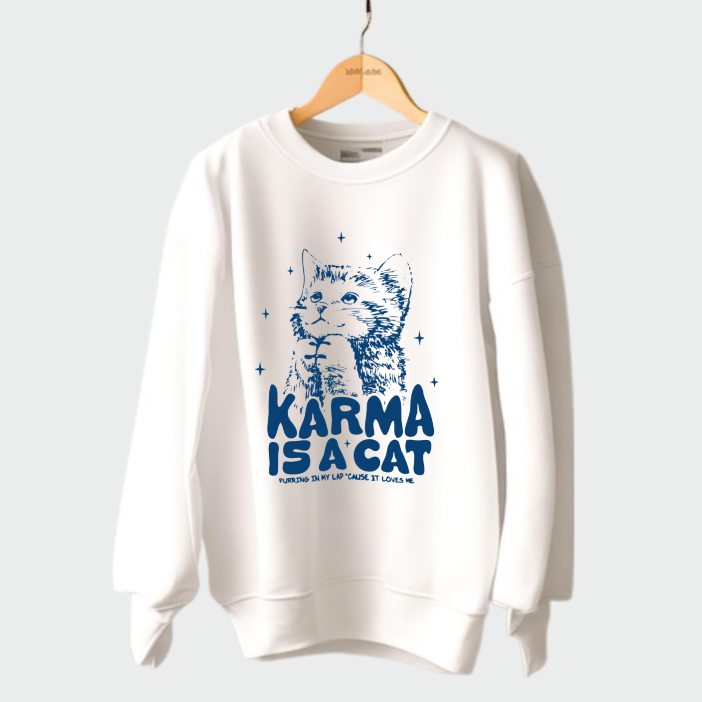 SUÉTER KARMA IS A CAT TAYLOR SWIFT MÚSICA POP