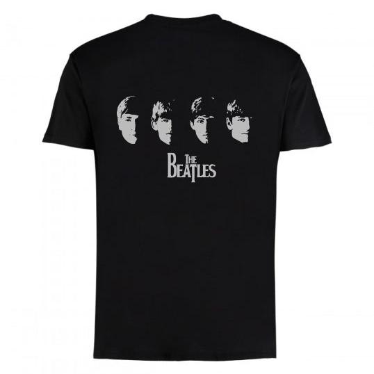 FRANELA THE BEATLES FACES MÚSICA ROCK