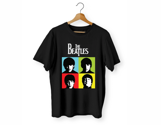 FRANELA THE BEATLES COLORES MÚSICA POP