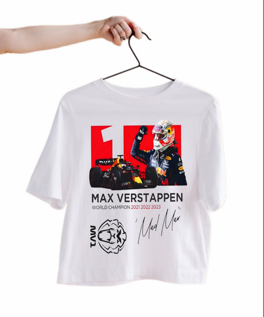FRANELA MAX VERSTAPPEN FORMULA 1 CARROS