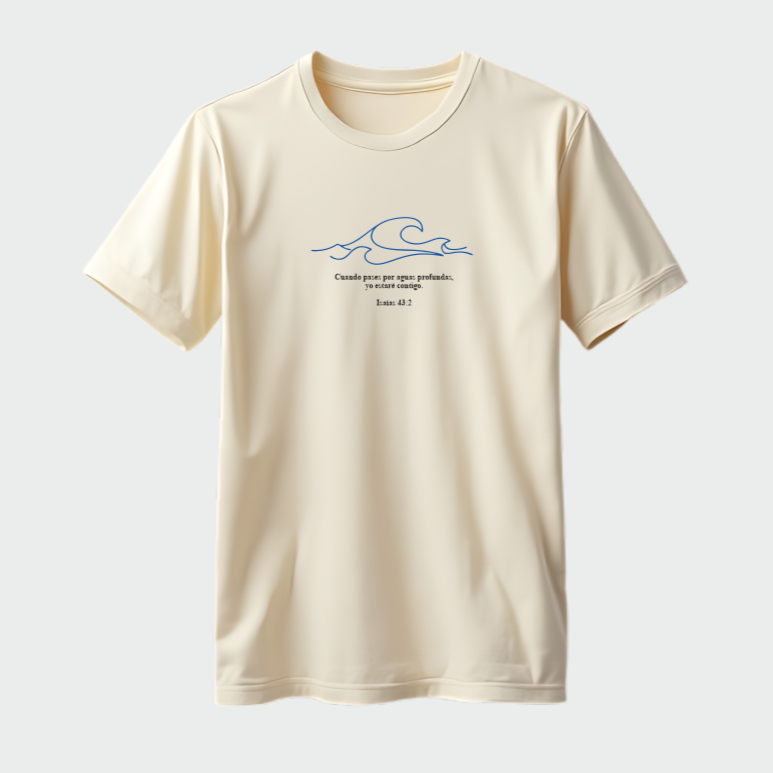 FRANELA ISAIAS 43:2 CRISTIANA