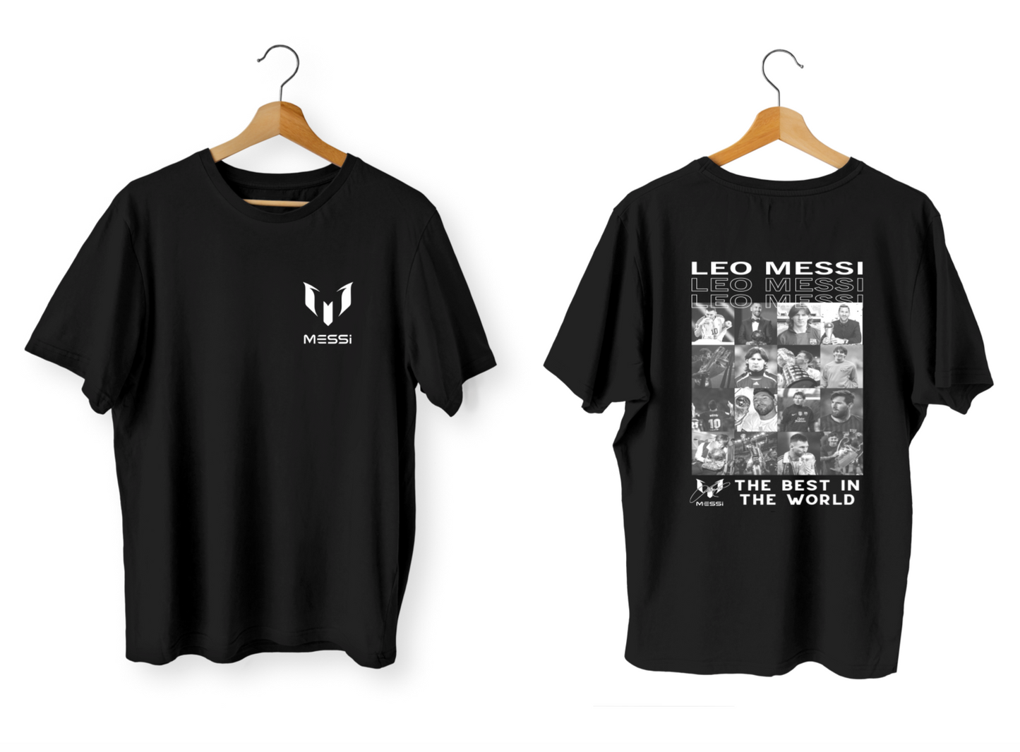 FRANELA LEO MESSI B&W FÚTBOL