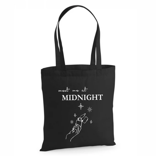 TOTE BAG MEET ME AT MIDNIGHT TAYLOR SWIFT MÚSICA POP