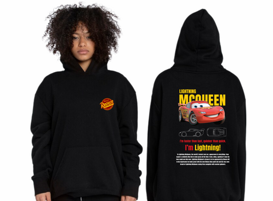 HOODIE LIGHTNING MCQUEEN CARS CINE
