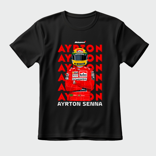 FRANELA AYRTON SENNA FÓRMULA 1 CARROS