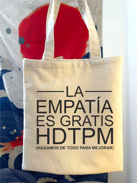 TOTE BAG LA EMPATÍA ES GRATIS