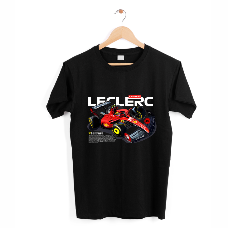 FRANELA FERRARI LECLERC FÓRMULA 1 CARROS