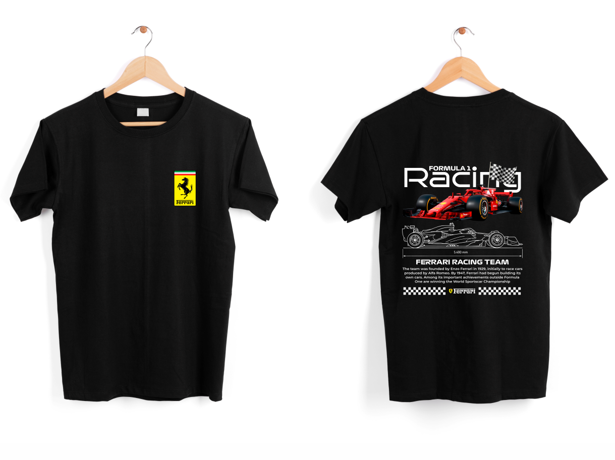 FRANELAL FERRARI FÓRMULA 1 CARROS