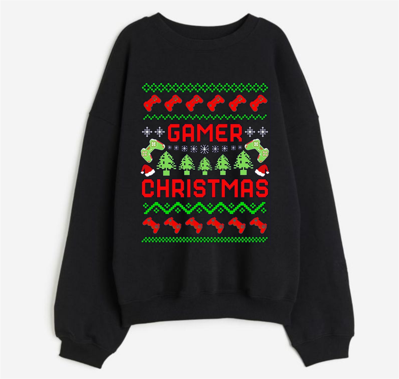 SUÉTER GAMER CHRISTMAS NAVIDAD