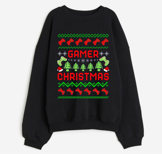 SUÉTER GAMER CHRISTMAS NAVIDAD