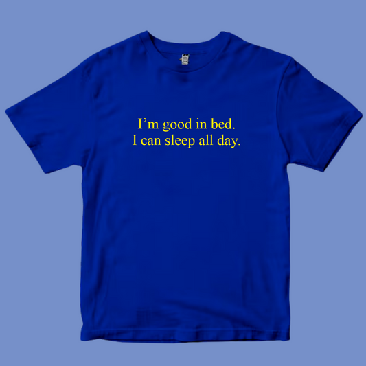 FRANELA GOOD IN BED HUMOR ROMANCE