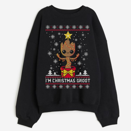 SUÉTER GROOT CHRISTMAS NAVIDAD