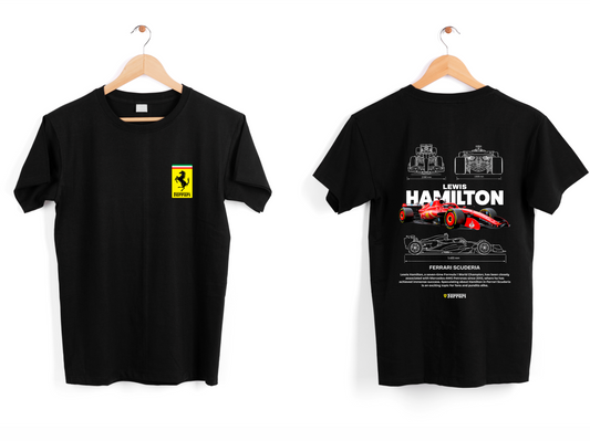 FRANELA LEWIS HAMILTON FÓRMULA 1 CARROS