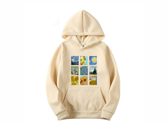 HOODIE CUADROS DE VAN GOGH ARTE