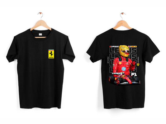 FRANELA FERRARI LECLERC FÓRMULA 1 CARROS