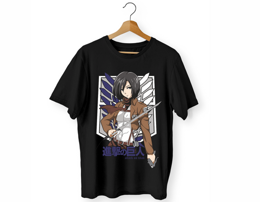 FRANELA MIKASA ATAQUE A LOS TITANES
