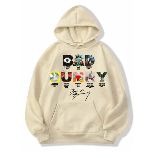 HOODIE BAD BUNNY DISCOS MÚSICA