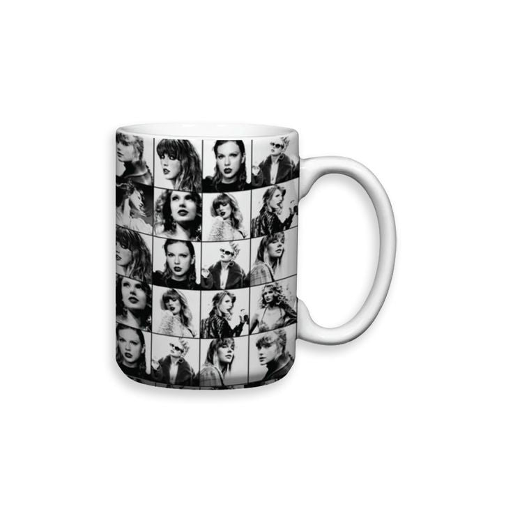 TAZA TAYLOR SWIFT ERAS FACES MÚSICA POP