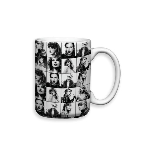 TAZA TAYLOR SWIFT ERAS FACES MÚSICA POP
