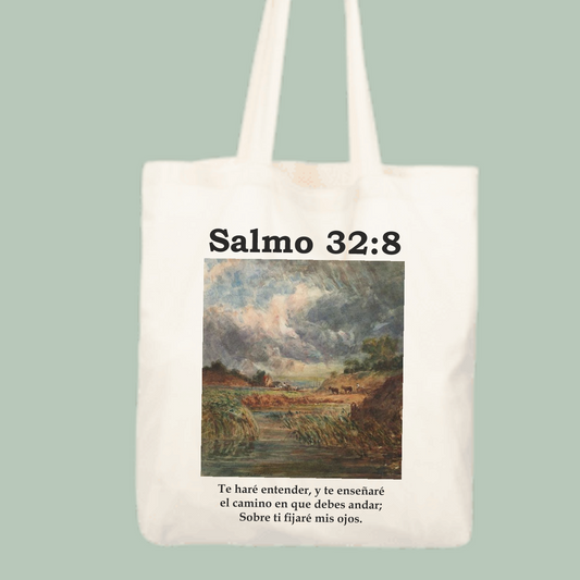 TOTE BAG SALMO 32:8 CRISTIANO