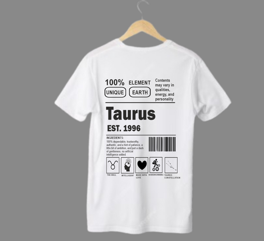 FRANELA TAURUS SIGNO ZODIACAL