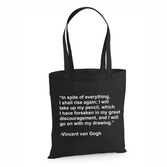 TOTE BAG VAN GOGH I SHALL RISE AGAIN ARTE