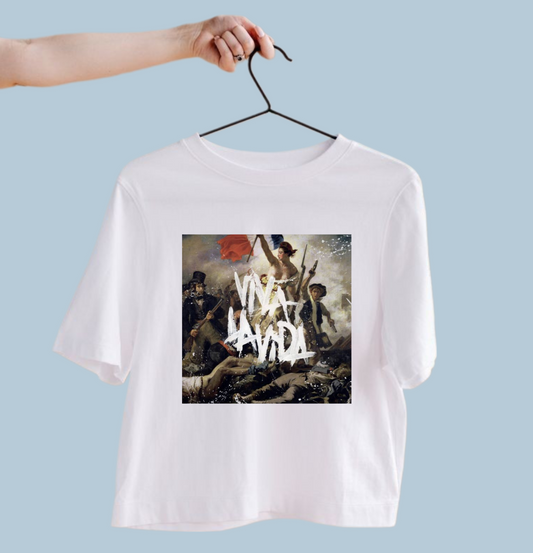 FRANELA VIVA LA VIDA COLDPLAY MÚSICA POP ROCK