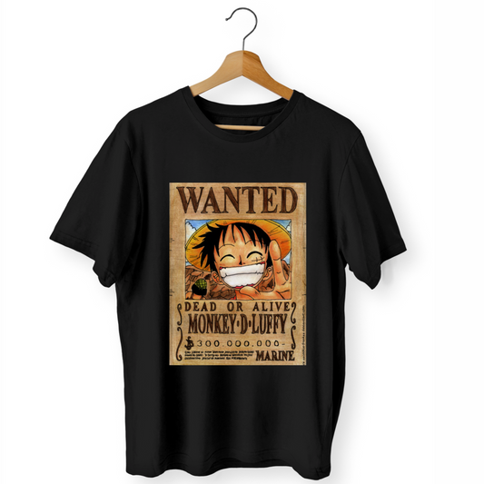 FRANELA LUFFY WANTED ONE PIECE ANIME