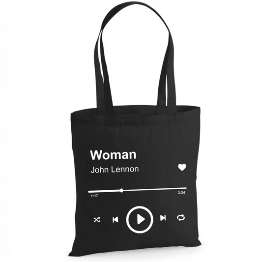 TOTE BAG CANCIÓN PERSONALIZABLE